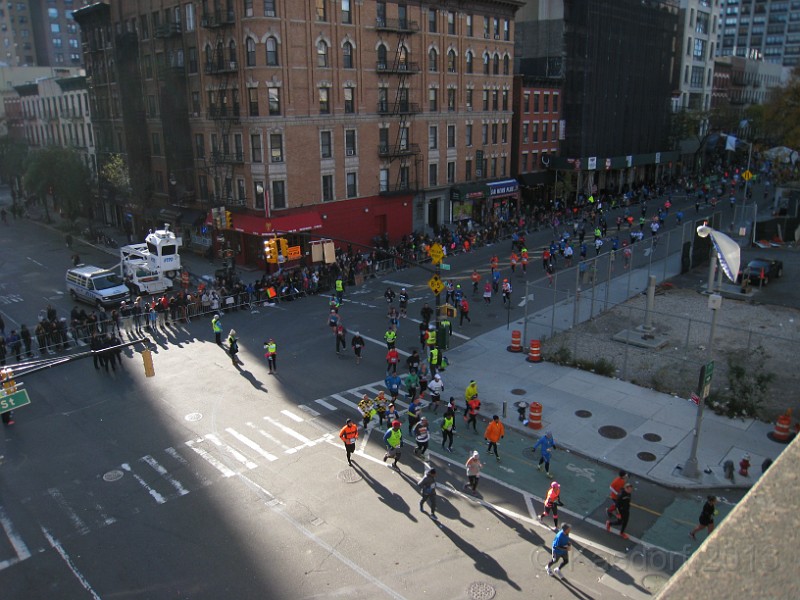 2014 NYRR Marathon 0395.jpg - The 2014 New York Marathon on November 2nd. A cold and blustery day.